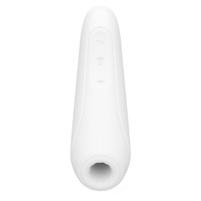 Вакуумний кліторальний стимулятор Satisfyer Curvy 1+ White