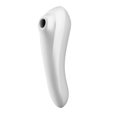 Смарт вібратор і вакуумний стимулятор 2-в-1 Satisfyer Dual Pleasure White