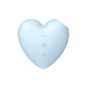 Вакуумний стимулятор-серце з вібрацією Satisfyer Cutie Heart Blue-5