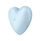 Вакуумний стимулятор-серце з вібрацією Satisfyer Cutie Heart Blue-4