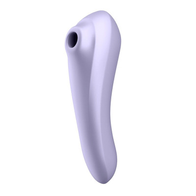 Смарт-вібратор та вакуумний стимулятор 2в1 Satisfyer Dual Pleasure Mauve Смарт-вібратор та вакуумний стимулятор 2в1 Satisfyer Dual Pleasure Mauve