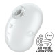 Вакуумний кліторальний стимулятор із вібрацією Satisfyer Cutie Ghost White