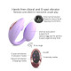 Віброяйце з вакуумною кліторальною стимуляцією Love To Love Wonderlover VIVA MAUVE-1