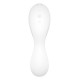 Вакуумний смарт-стимулятор із вібрацією Satisfyer Curvy Trinity 5 (White), керування зі смартфона-4
