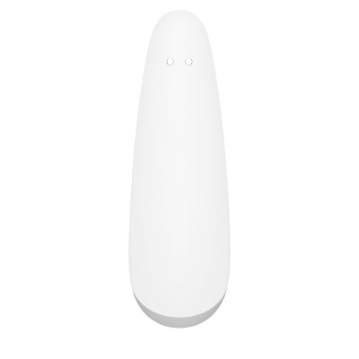 Вакуумний кліторальний стимулятор Satisfyer Curvy 2+ White з керуванням через інтернет