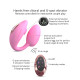 Віброяйце з вакуумною кліторальною стимуляцією Love To Love Wonderlover PINK PASSION-1
