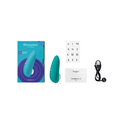 Вакуумний кліторальний стимулятор Womanizer Starlet 3 TURQUOISE Вакуумний кліторальний стимулятор Womanizer Starlet 3 TURQUOISE