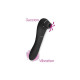 Вібратор і вакуумний стимулятор Alive Midnight Quiver Black - іграшка 2 в 1-1