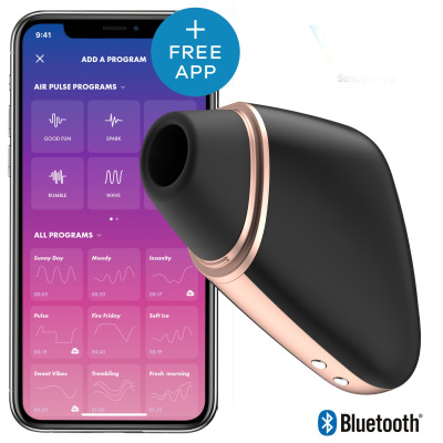 Вакуумний кліторальний стимулятор Satisfyer Love Triangle Black