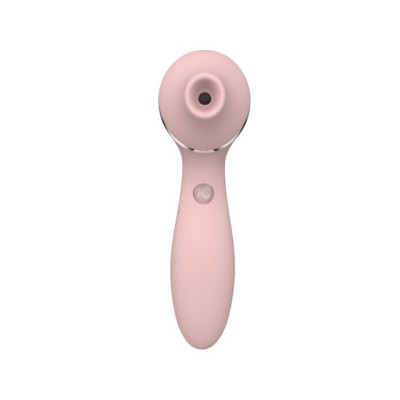 Вакуумний вібратор KisToy Polly Plus Pink