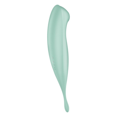 Смарт-вібратор для клітора з вакуумною стимуляцією Satisfyer Twirling Pro+ Mint Смарт-вібратор для клітора з вакуумною стимуляцією Satisfyer Twirling Pro+ Mint