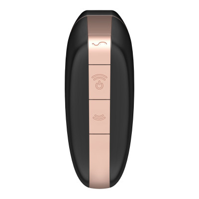 Вакуумний кліторальний стимулятор Satisfyer Love Triangle Black