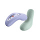 Накладний вібратор Fun Factory LAYA III soft violet, ефект постукування пальцем-5