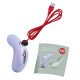 Накладний вібратор Fun Factory LAYA III soft violet, ефект постукування пальцем-9