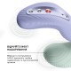 Накладний вібратор Fun Factory LAYA III soft violet, ефект постукування пальцем-6