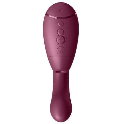 Подвійний вакуумний кліторальний стимулятор з вібрацією Womanizer Next Duo - Dusky Pink