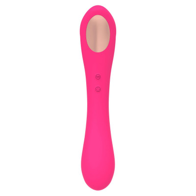 Вібратор та вакуумний кліторальний стимулятор 2-в-1 Alive Quiver Magenta Pink оновлена ​​модель