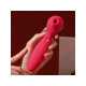 Вакуумний вібратор KisToy Polly Plus Red-4