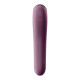 Вакуумний стимулятор з вібрацією Satisfyer Dual Kiss Wine Red-3