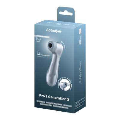 Вакуумний кліторальний стимулятор Satisfyer Pro 2 Generation 2 Battery Series Light Blue