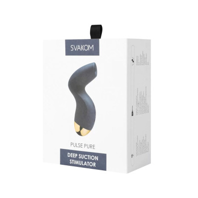Вакуумний стимулятор Svakom Pulse Pure Navy Blue Вакуумний стимулятор Svakom Pulse Pure Navy Blue