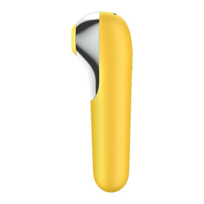 Смарт вібратор і вакуумний стимулятор 2-в-1 Satisfyer Dual Love Yellow