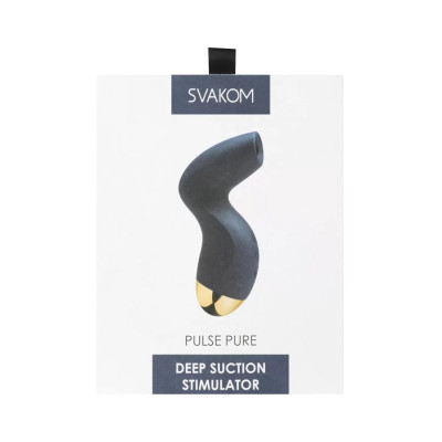 Вакуумний стимулятор Svakom Pulse Pure Navy Blue Вакуумний стимулятор Svakom Pulse Pure Navy Blue