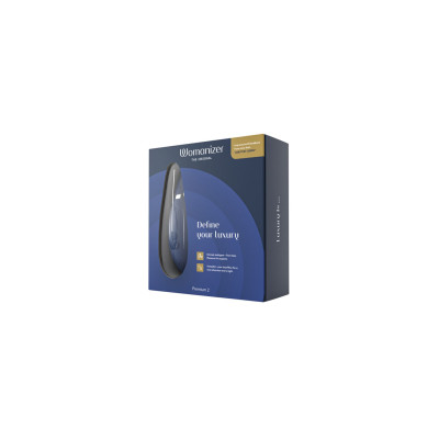 Вакуумний кліторальний стимулятор Womanizer Premium 2 - Blueberry Вакуумний кліторальний стимулятор Womanizer Premium 2 - Blueberry