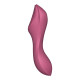 Вакуумний стимулятор із вібрацією Satisfyer Curvy Trinity 3 Red-1