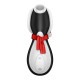 Вакуумний кліторальний стимулятор Satisfyer Penguin Holiday Edition, у шапочці та шарфі-1