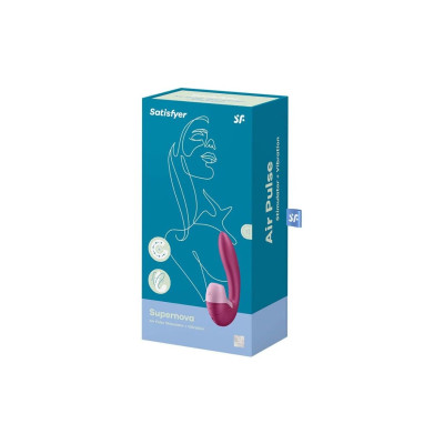 Вакуумний вібратор Satisfyer Supernova Berry, 2 положення ствола