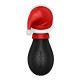 Вакуумний кліторальний стимулятор Satisfyer Penguin Holiday Edition, у шапочці та шарфі-3