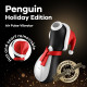 Вакуумний кліторальний стимулятор Satisfyer Penguin Holiday Edition, у шапочці та шарфі-6