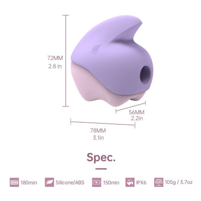 Вакуумний кліторальний стимулятор Magic Motion Unicorn Purple Вакуумний кліторальний стимулятор Magic Motion Unicorn Purple