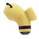 Вакуумний стимулятор із мікрострумами CuteVibe Beebe Yellow, на палець-2
