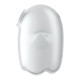 Вакуумний кліторальний стимулятор із вібрацією Satisfyer Glowing Ghost White-2
