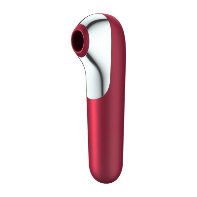 Смарт вібратор і вакуумний стимулятор 2-в-1 Satisfyer Dual Love Pink.