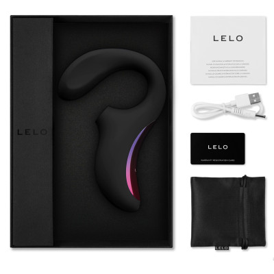Вакуумний стимулятор з вібрацією LELO Enigma Black