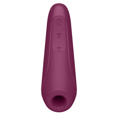 Вакуумний кліторальний стимулятор Satisfyer Curvy 1+ Rose Red