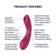 Вакуумний кліторальний стимулятор Satisfyer Curvy Trinity 1 Red-3