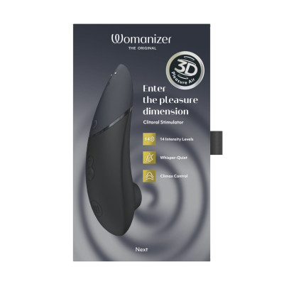 Вакуумний кліторальний стимулятор Womanizer Next Black Вакуумний кліторальний стимулятор Womanizer Next Black