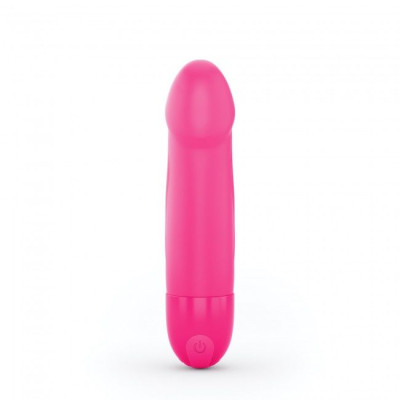 Вібратор Dorcel Real Vibration S Magenta 2.0, діаметр 3,7см, перезаряджається, для точки G, водостій