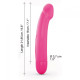 Вібратор Dorcel Real Vibration M Magenta 2.0, діаметр 3,7см, перезаряджається, для точки G, водостій-3