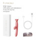 Вібратор з підігрівом та вакуумною стимуляцією клітора Zalo - ROSE Vibrator Strawberry Pink-6