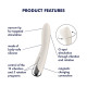 Вібратор Satisfyer Spinning Vibe 1 Beige-6