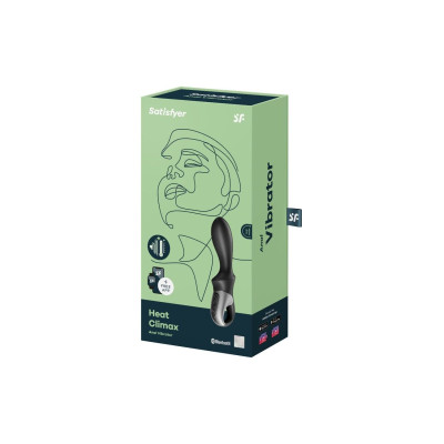 Смарт-вібратор для простати Satisfyer Heat Climax, підігрів до 40° Смарт-вібратор для простати Satisfyer Heat Climax, підігрів до 40°