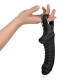 Вібратор для точки G Fun Factory TIGER Black, ребристий, підходить для анальної стимуляції-2