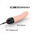 Вібратор Dorcel Real Vibration S Flesh 2.0, діаметр 3,7см, перезаряджається, для точки G-4