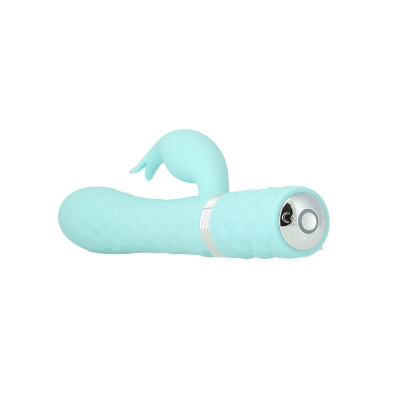 Розкішний вібратор Pillow Talk Lively Teal з кристалом Сваровські для точки G, подарункова упаковка
