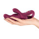Вібратор-кролик Fun Factory MISS BI Wine Red, 2 незалежні мотори, діаметр 4,2 см-6